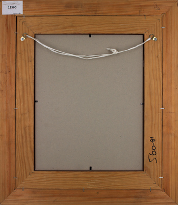 Писемский Алексей Александрович. Зимний пейзаж с избушками